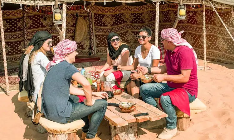Morning Desert Safari with Traditional Emirati Breakfast